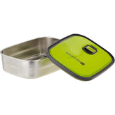 Rf7014 - Rectangles S/S Food Container 680Ml/Green