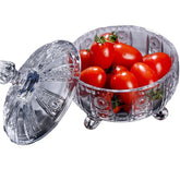 Dstg15 Glass Sugar Bowl With Lid 12 Cm