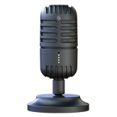 (Pdx518-Bk) Porodo Gaming Basic Cardioid Microphone With Fixed Stand - Black