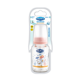 BT074 CLASSIC GLASS BABY BOTTLE WITH CHERRY TIP 125 CC