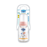 BT074 CLASSIC GLASS BABY BOTTLE WITH CHERRY TIP 125 CC