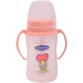 BT077 WIDE MOUTH PP BABY BOTTLE WITH HANDLE 250 CC