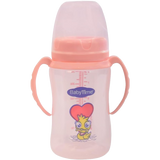 BT077 WIDE MOUTH PP BABY BOTTLE WITH HANDLE 250 CC