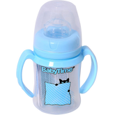 BT078 WIDE MOUTH PP BABY BOTTLE WITH HANDLE 150 CC