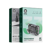 Green Lion 33WPD Transparent Wall Charger UK