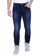 Jackwin Men Carbon Blue solid cotton