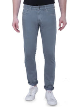 Jackwin Men Urban grey solid cotton