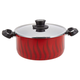 Tempo Flame Non-Stick 8Pcs Cooking Set Red Set C5489882