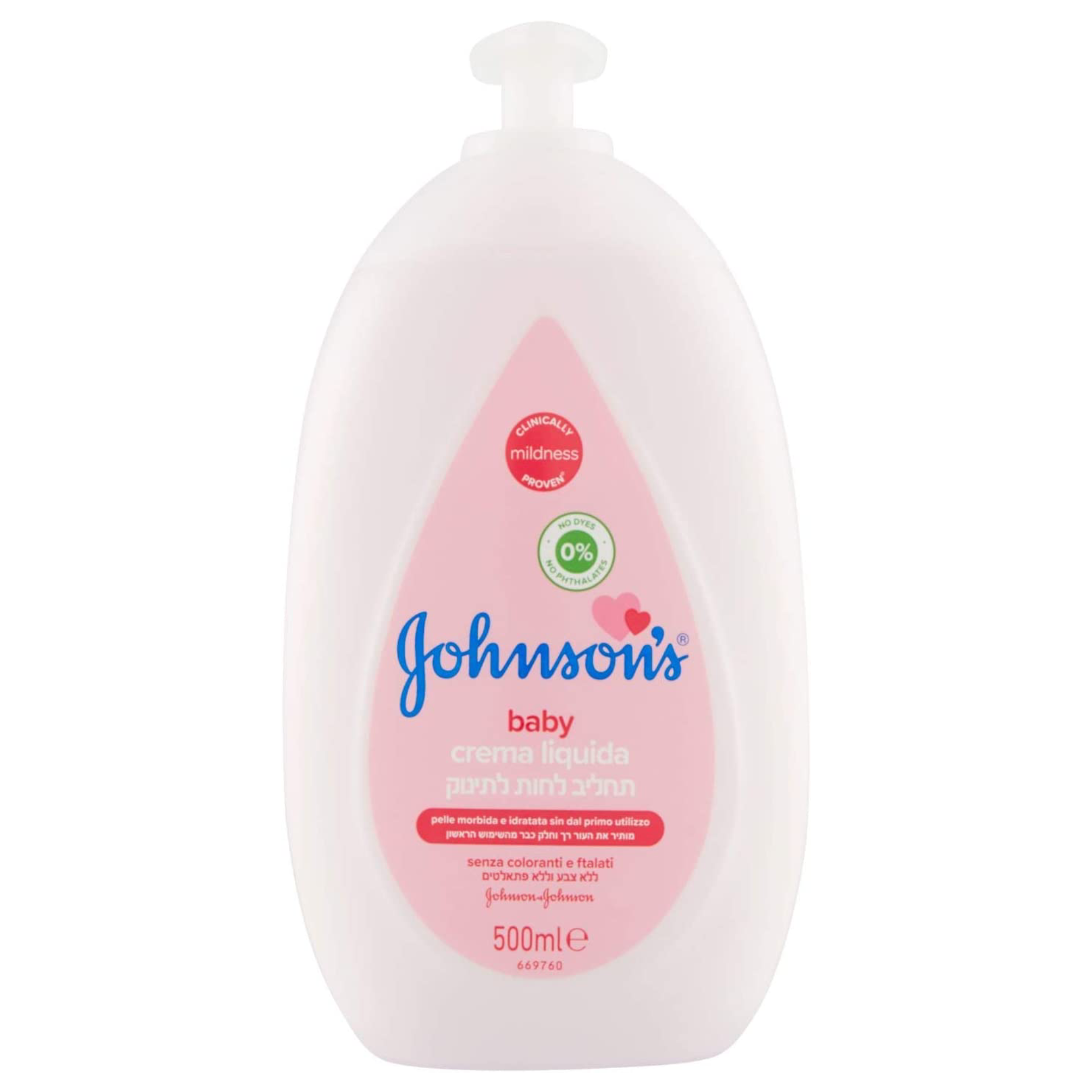 Johnson's Baby Crema Liquida 500ML Johnson's Baby Crema Liquida 500ML