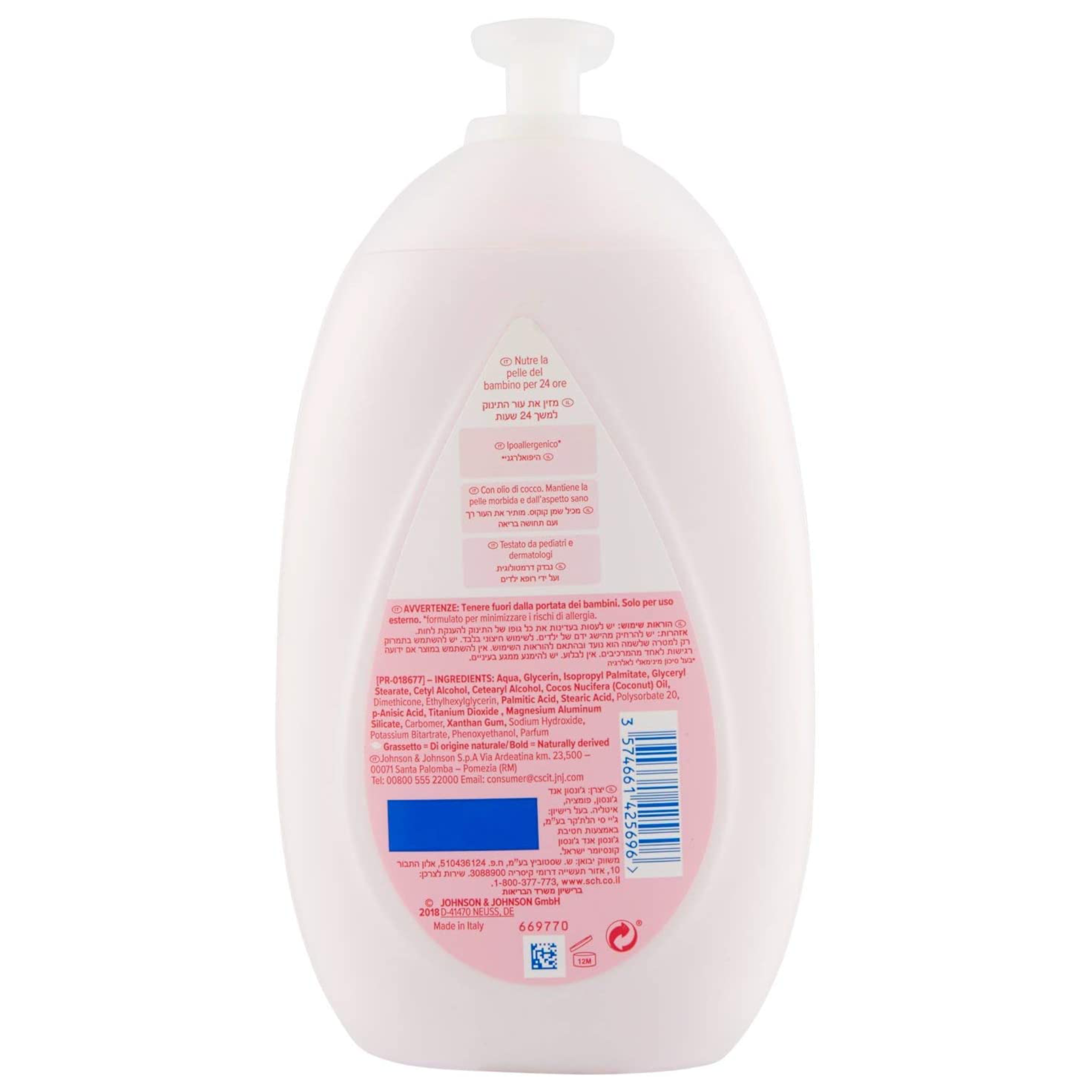 Johnson's Baby Crema Liquida 500ML Johnson's Baby Crema Liquida 500ML