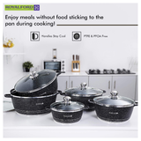 RF9699 - 10Pc Die Cast Casserole Set/Glass