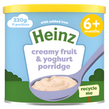 Heinz Creamy Fruit & Yogurt Porridge Baby Food 3X220g