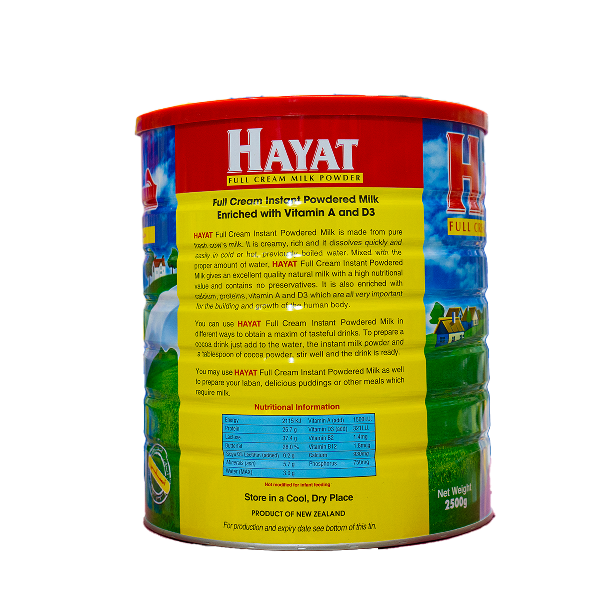 hayat milk powder 2500g hayat milk powder 2500g