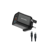 Porodo Dual Port PD Wall Charger- UK