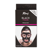 Rivaj Charcoal Black Mask 6Pcs 10ml