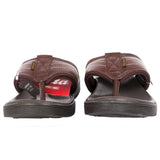 Men Slippers - Bata Macho Brown - 871-4321