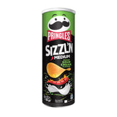 Pringles Sizzl'n Medium Kickin' Sour Cream Crisps