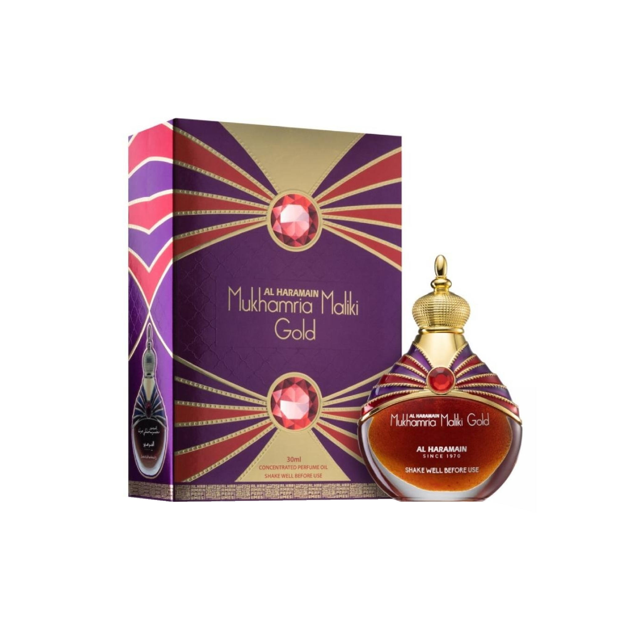 AHP1027 Al Haramain Mukhamria Maliki Gold 30Ml AHP1027 Al Haramain Mukhamria Maliki Gold 30Ml