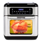 Geepas 1500W Air Fryer Oven Digital 9-in-1 Convection Air Fryer GAF37518