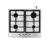 GGH6021FST - 60x60 TabletopGas Hob, SafteySSteel