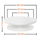 RF10866 - 360° Revolving Cake Stand 28cm