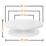 RF10866 - 360° Revolving Cake Stand 28cm