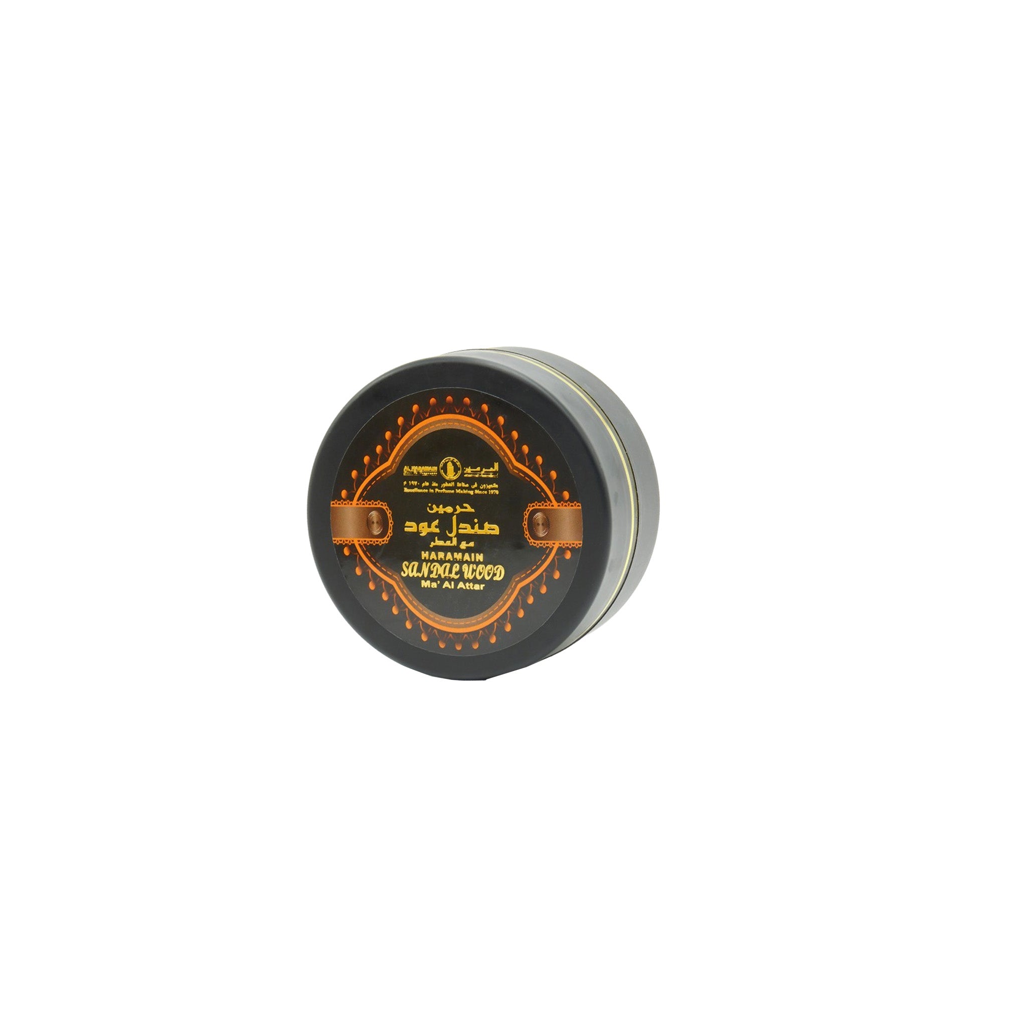 AHP1854 Al Haramain Sandal Wood Ma'Al Attar 60Gms AHP1854 Al Haramain Sandal Wood Ma'Al Attar 60Gms