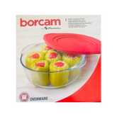 59001 - Yuvarlak Plastik Kapakli Borcam - Mirac