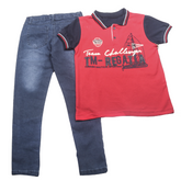 7117 Mix Babi Kids Suit Red