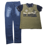 7117 Mix Babi Kids Suit dark green