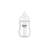 Heat Resistant Natural Feeling Wide Neck Glass Feeding Bottle 250ml