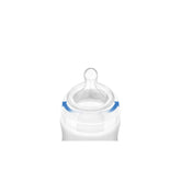 Heat Resistant Natural Feeling Wide Neck Glass Feeding Bottle 250ml