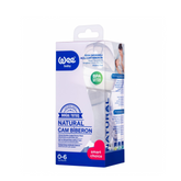 Wee Baby Heat Resistant Angled Glass Bottle 260ml Code: 147