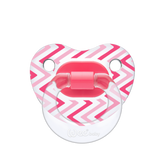 M0000837 - Transparent Patterned Orthodontic Soother No:2 (6-18 months)