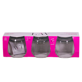 Lav Lal 361 Pure beauty Glass Cup For Water 3Pcs