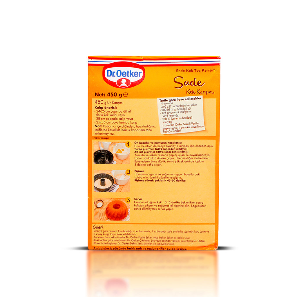 Dr.Oetker Cake Mix Plain  450Gm Dr.Oetker Cake Mix Plain  450Gm