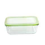 RoyalFord RF8814 - Borosilicate Rectangular Glass Airtight 0.6L