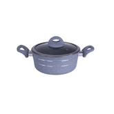 RoyalFord RF9469BGE - 26,Granite Smart Caserole / G+Lid/ Beige