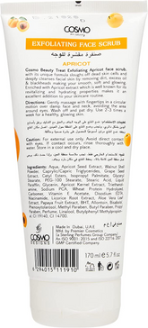 Cosmo Face Scrub Apricot 170ML