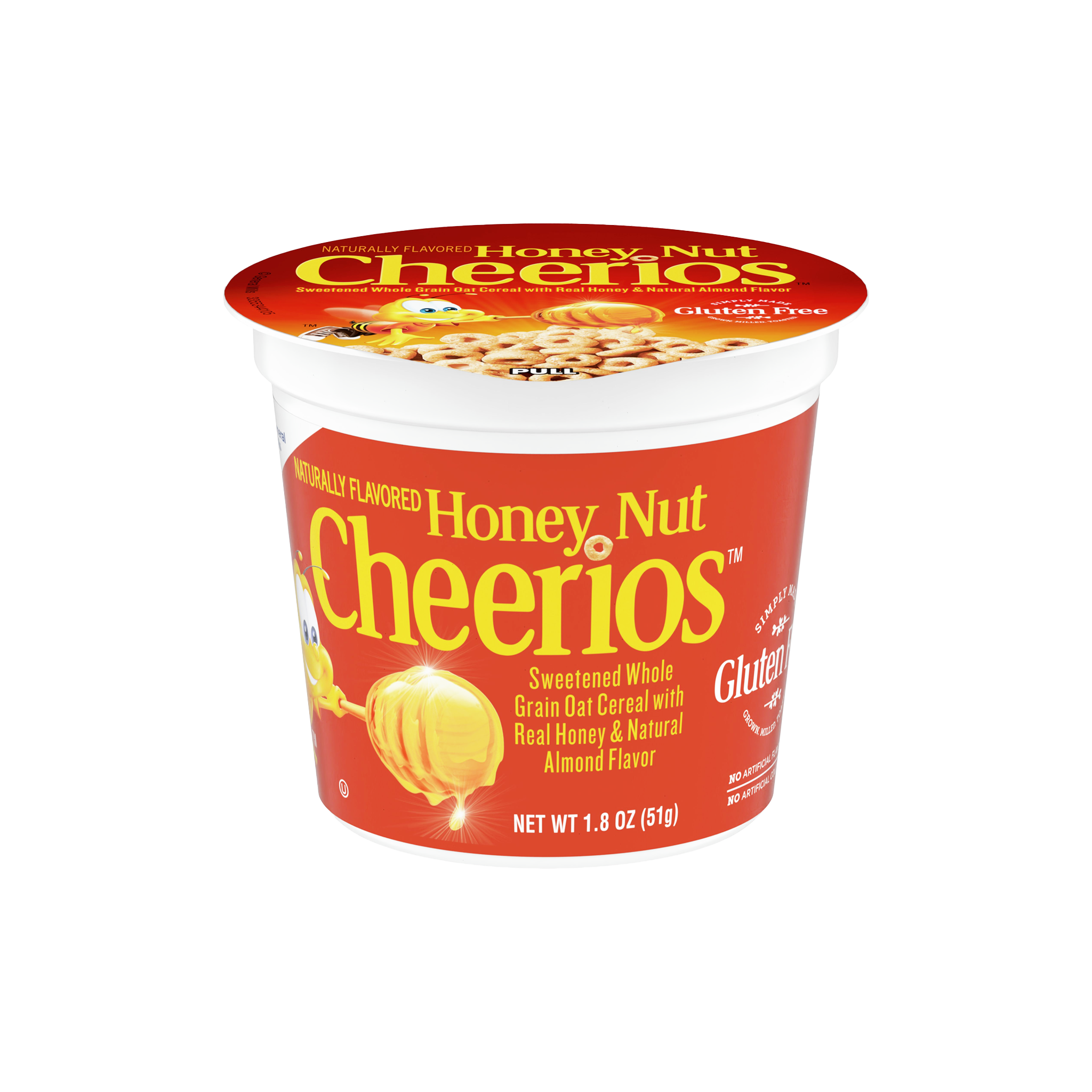 GMI Honey Nut Cheeritos Cereal Cup 1.8oz