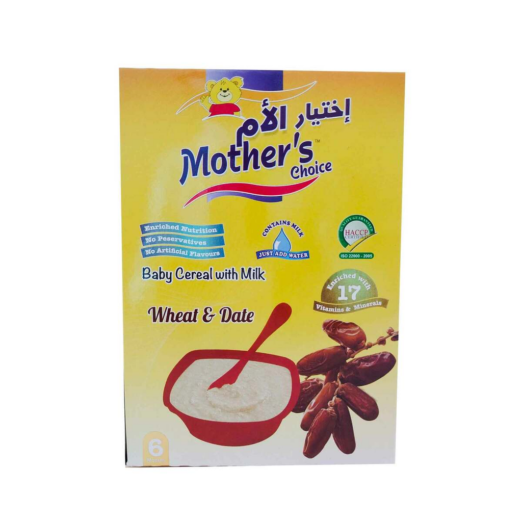 Mother`s Choice Wheat & Date Baby Cereal With Milk 250g