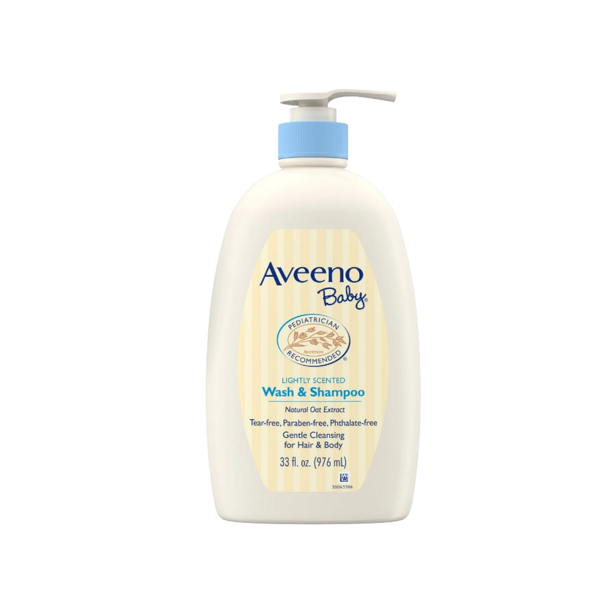 Aveeno Baby Daily Moisture Wash and Shampoo 976Ml