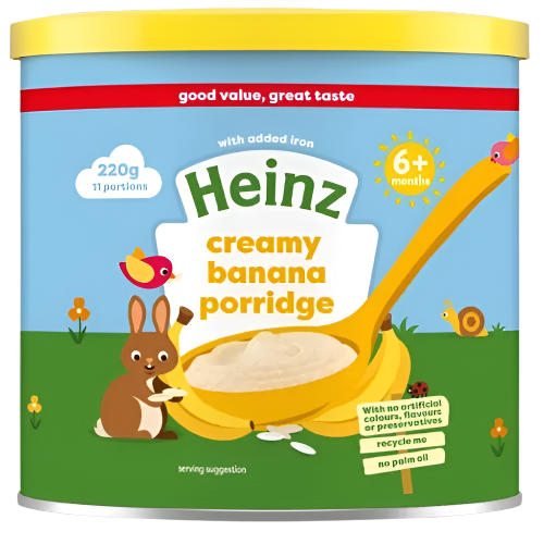 Heinz Creamy Banana Porridge 3X220gm