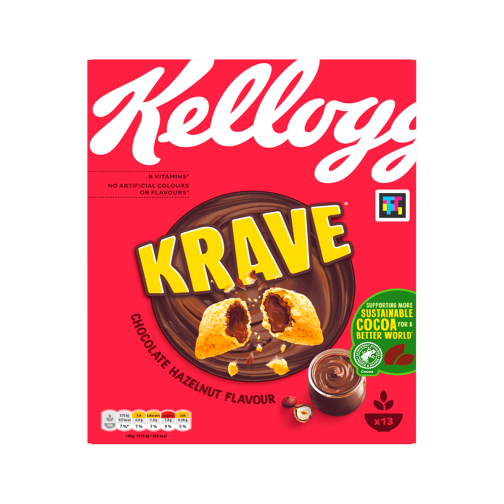 Kellog's Krave Chocolate Hazelnut - 10x410g