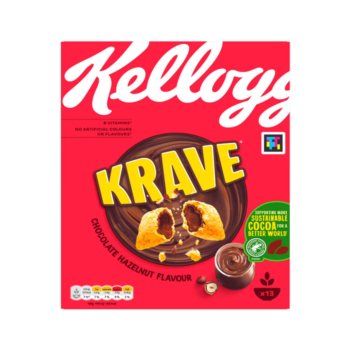 Kellog's Krave Chocolate Hazelnut - 10x410g