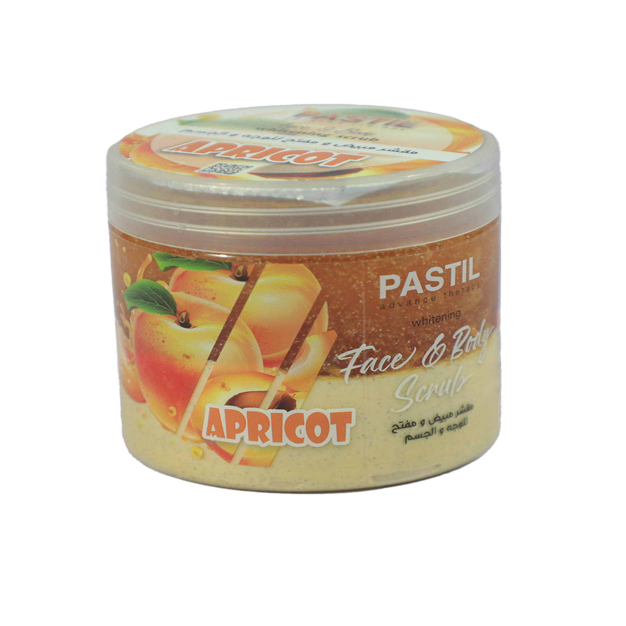 Pastil Whitening Scrub Face & Body Apricot 521Ml