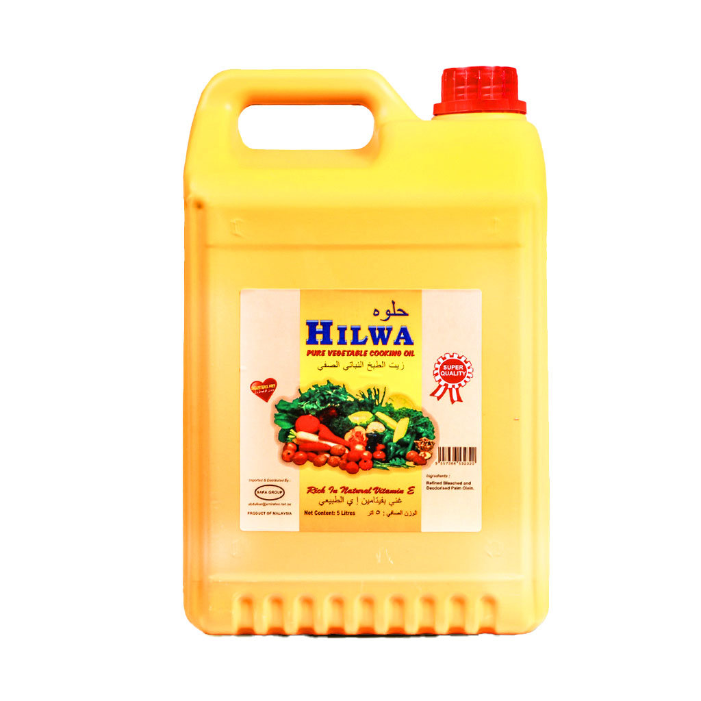 Hilwa  Pure Vegetable Cooking Oil 5L
