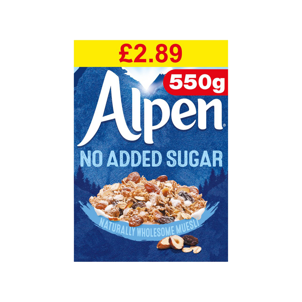 Alpen No Add Sugar 550GM