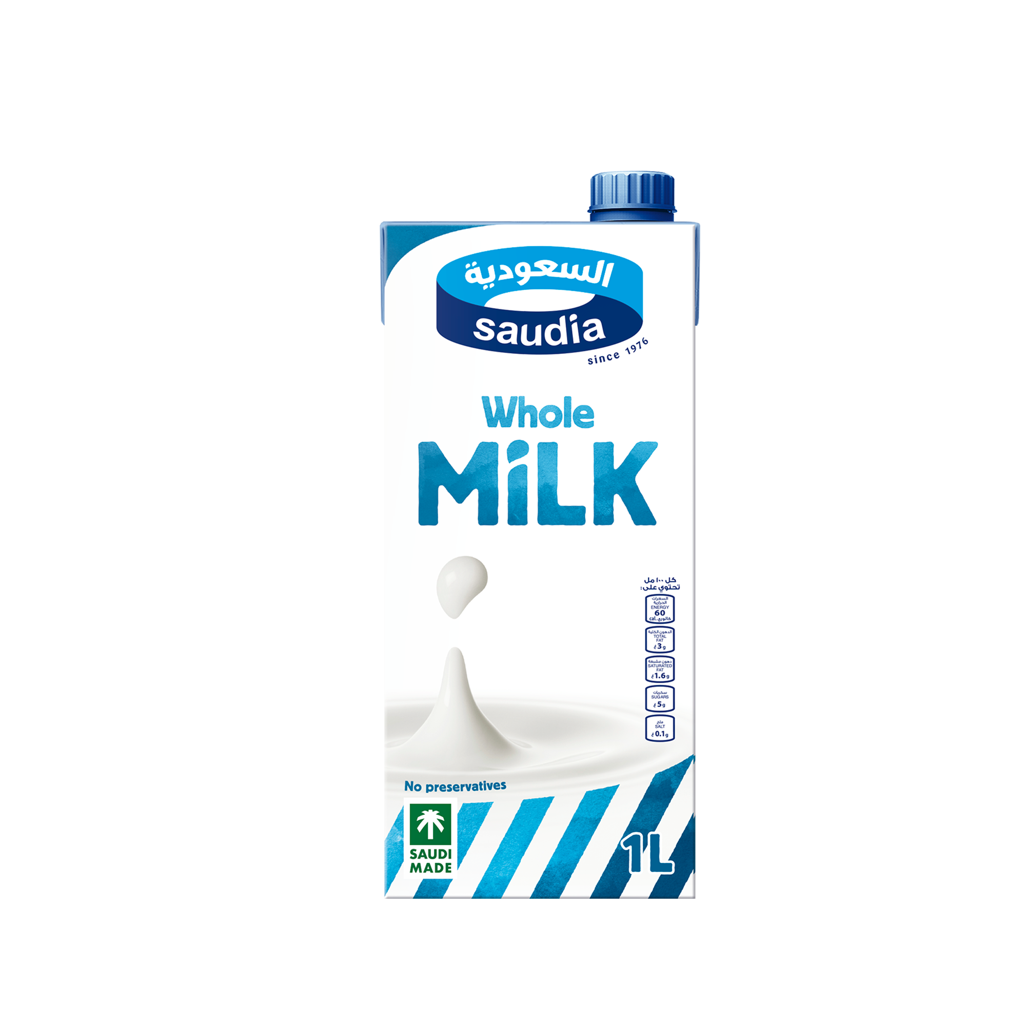Saudia Milk Whole 1L