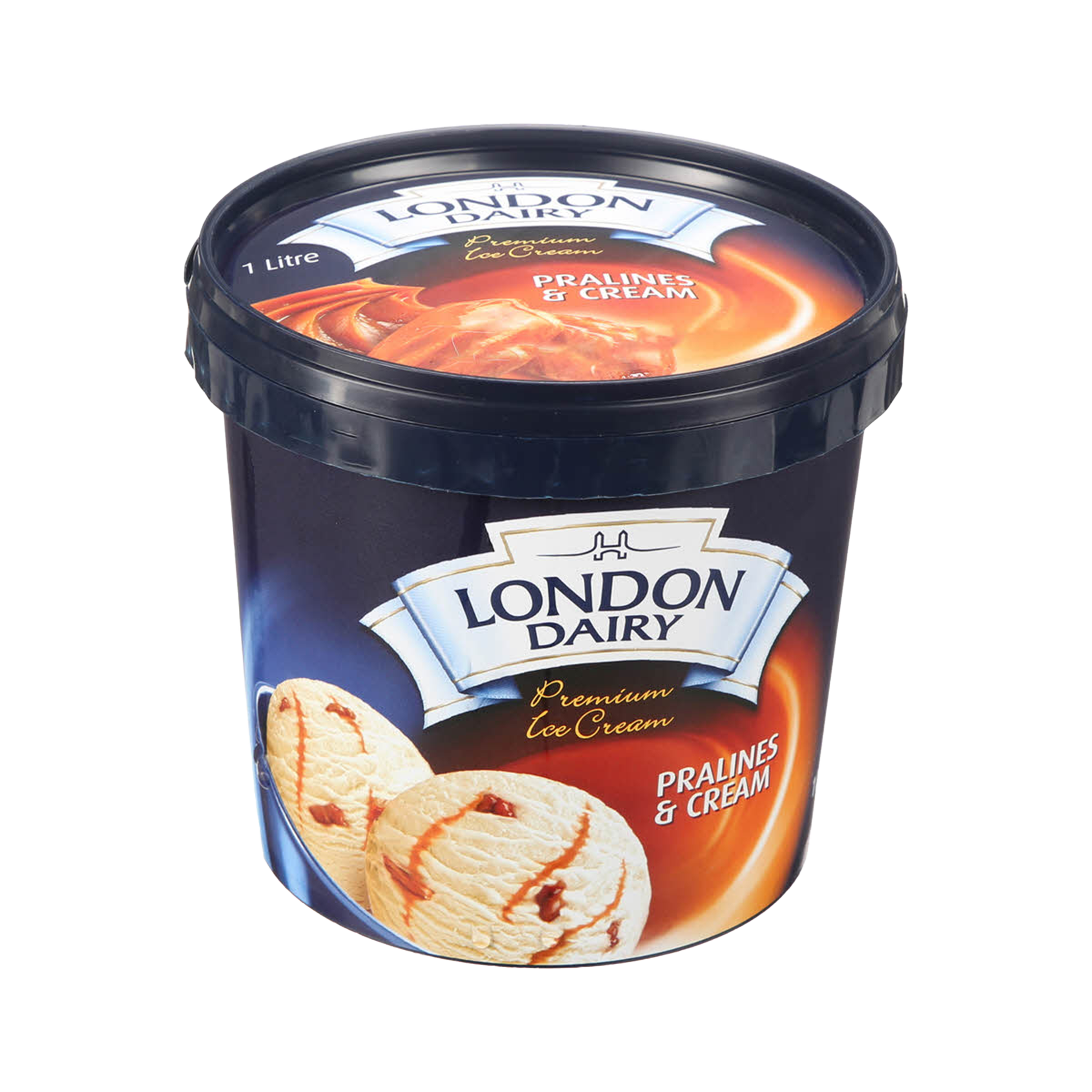 London Dairy Ice Cream Pralines & Cream 1Ltr